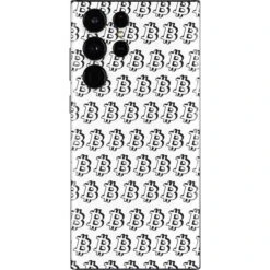 Bitcoin Pattern Galaxy S22 Ultra Skin