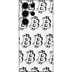 Bitcoin Pattern Galaxy S23 Ultra Skin