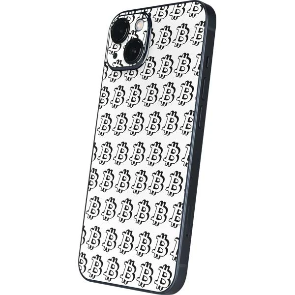 Bitcoin Pattern IPhone 14 Plus Skin 4 Bitcoin Pattern IPhone 14 Plus Skin - Image 2