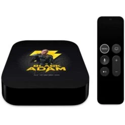DC Comics Black Adam Movie Art Character And Logo Apple TV Skin