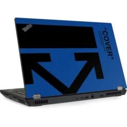 Black And Blue Arrows Lenovo ThinkPad Skin