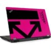 Black And Pink Arrows Lenovo ThinkPad Skin