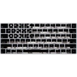 Black And White Camo American Flag Magic Keyboard Skin