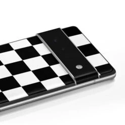 Black And White Checkered Google Pixel 6 Pro Skin -Skinit Store black and white checkered google pixel 6 pro skin 1645726249 SKNCHKRHP07GPXL6P PR 03