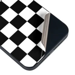Black And White Checkered IPhone 14 Skin -Skinit Store black and white checkered iphone 14 skin 1662164574 SKNCHKRHP07IPHN14 PR 03