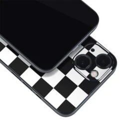 Black And White Checkered IPhone 14 Skin -Skinit Store black and white checkered iphone 14 skin 1662164574 SKNCHKRHP07IPHN14 PR 04