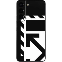 Black And White Geometric Shapes Galaxy S22 Skin