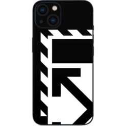 Black And White Geometric Shapes IPhone 14 Plus Skin