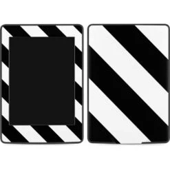 Black And White Geometric Stripes Amazon Kindle Skin