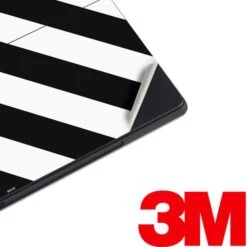 Black And White Geometric Stripes Surface Pro 6 Skin -Skinit Store black and white geometric stripes surface pro 6 skin 1553534555 SKNOFFXHP03MSSRP6 PR 03
