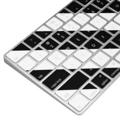 Black And White Stripes Magic Keyboard Skin -Skinit Store black and white stripes magic keyboard skin 1616706998 SKNOFFXHP01AMKBDX PR 03