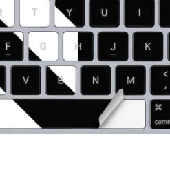 Black And White Stripes Magic Keyboard Skin -Skinit Store black and white stripes magic keyboard skin 1616706998 SKNOFFXHP01AMKBDX PR 04