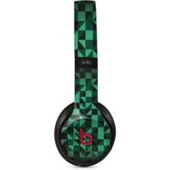Black & Green Beats Solo 2 Wireless Skin