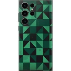 Black & Green Galaxy S23 Ultra Skin