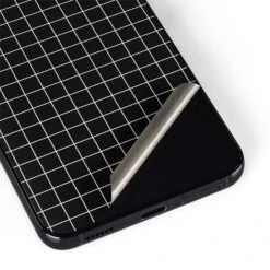 Black Grid Galaxy S22 Plus Skin -Skinit Store black grid galaxy s22 plus skin 1646336923 SKNFSHION11GLX22P PR 04