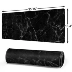 Black Marble Gaming Mouse Pad -Skinit Store black marble extra large gaming mouse pad 1656462806 MSPMARBLEX2GAMGXL PR 02