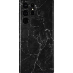 Black Marble Galaxy S22 Ultra Skin