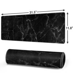 Black Marble Gaming Mouse Pad -Skinit Store black marble large gaming mouse pad 1656100438 MSPMARBLEX2GAMGLG PR 02