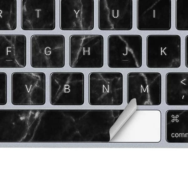 Black Marble Magic Keyboard Skin 6 Black Marble Magic Keyboard Skin - Image 4