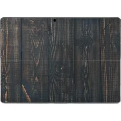 Black Painted Wood Surface Pro 8 Skin