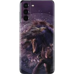 Laurie Prindle Black Rose Unicorn Galaxy S21 5G Skin