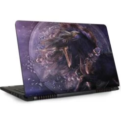 Laurie Prindle Black Rose Unicorn Dell Inspiron Skin