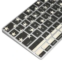 Black & White USA Flag Magic Keyboard Skin -Skinit Store black white usa flag magic keyboard skin 1616706999 SKNUSABWFX1AMKBDX PR 03