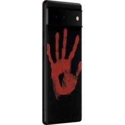 Bloody Handprint Google Pixel 6 Skin -Skinit Store bloody handprint google pixel 6 skin 1639094217 SKNZOMBIE04GPIXL6 PR 02