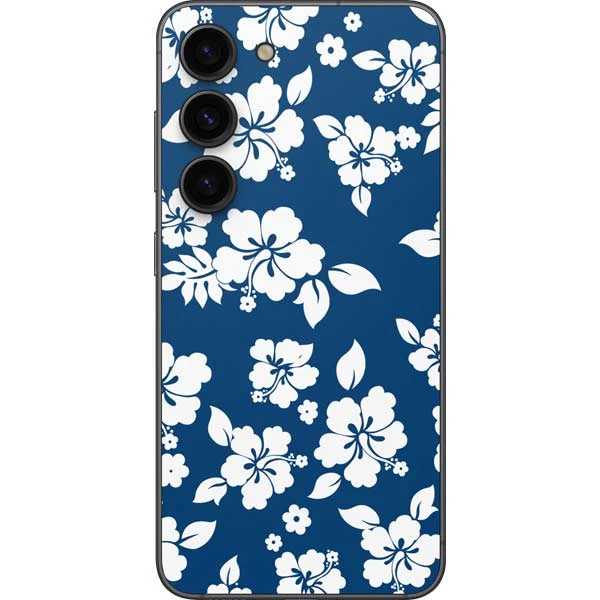 Blue And White Galaxy S23 Skin 3 Blue And White Galaxy S23 Skin