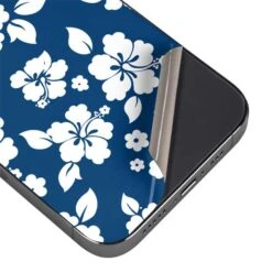 Blue And White IPhone 14 Pro Skin -Skinit Store blue and white iphone 14 pro skin 1662674384 SKNHFLOWR02IPH14P PR 03