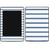 Blue And White Stripes Amazon Kindle Skin -Skinit Store blue and white stripes kindle paperwhite e reader 6in skin 1556646718 SKNSTPPTN04KWHT6X PR 01