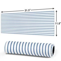 Blue And White Stripes Gaming Mouse Pad -Skinit Store blue and white stripes large gaming mouse pad 1656100439 MSPSTPPTN04GAMGLG PR 02