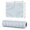 Blue And White Stripes Gaming Mouse Pad