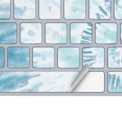 Blue And White Tie Dye Magic Keyboard Skin -Skinit Store blue and white tie dye magic keyboard skin 1623082979 SKNTIEDYE07AMKBDX PR 04