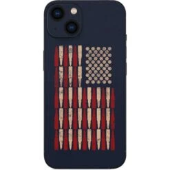 Blue Bullet American Flag IPhone 14 Plus Skin