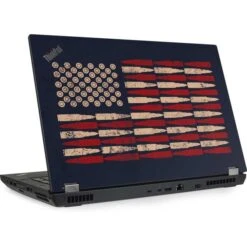 Blue Bullet American Flag Lenovo ThinkPad Skin