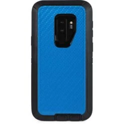 Blue Carbon Fiber Specialty Texture Material Otterbox Defender Galaxy Skin