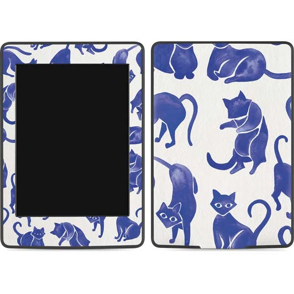 Cat Coq Blue Cats Amazon Kindle Skin 3 Cat Coq Blue Cats Amazon Kindle Skin