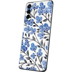 Cat Coq Blue Cherry Blossoms Galaxy S21 5G Skin -Skinit Store blue cherry blossoms galaxy s21 5g skin 1613625684 SKNCATCOQ07GLXY21 PR 02
