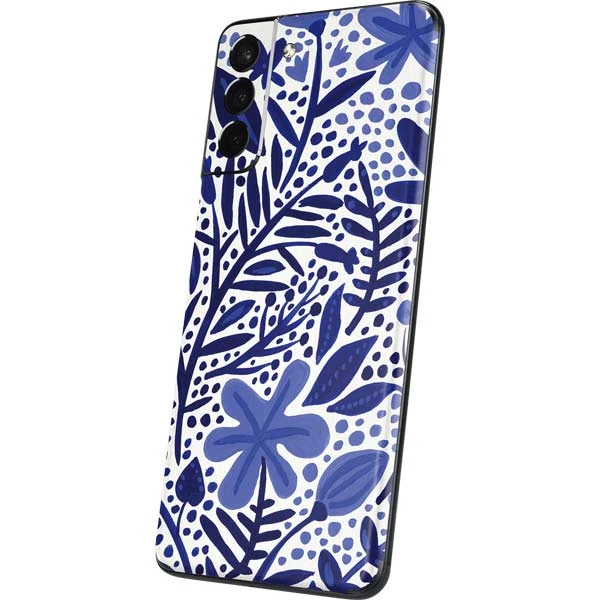 Cat Coq Blue Garden Galaxy S21 5G Skin 4 Cat Coq Blue Garden Galaxy S21 5G Skin - Image 2