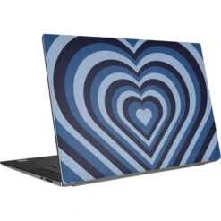 Blue Heart Pattern Dell XPS Skin