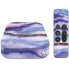 Blue Violet Watercolor Geode Apple TV Skin