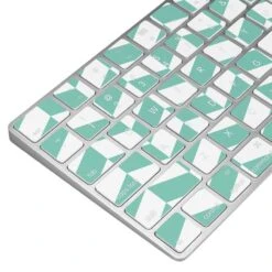 Blue White Chevron Magic Keyboard Skin -Skinit Store blue white chevron magic keyboard skin 1616707005 SKNCHVNEW03AMKBDX PR 03