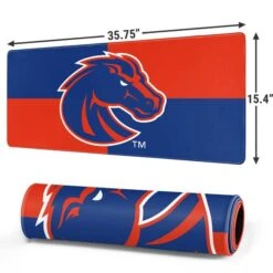 Boise State University Broncos Checkered Gaming Mouse Pad -Skinit Store boise state broncos checkered extra large gaming mouse pad 1710963733 MSPBOISTAX8GAMGXL PR 02