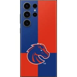 Boise State University Broncos Checkered Galaxy S23 Ultra Skin