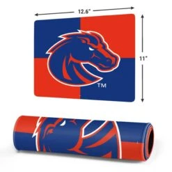 Boise State University Broncos Checkered Gaming Mouse Pad