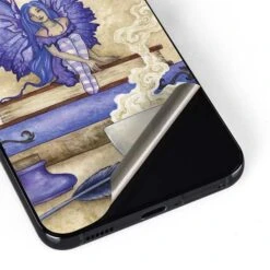 Amy Brown Bookworm Fairy Galaxy S22 Plus Skin -Skinit Store bookworm fairy galaxy s22 plus skin 1646336848 SKNTNCAMY01GLX22P PR 04