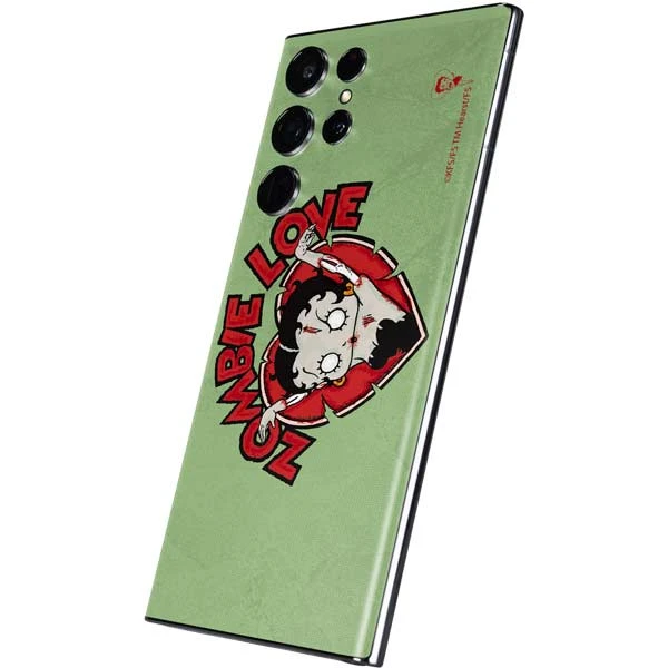 Betty Boop Zombie Love Galaxy S22 Ultra Skin 4 Betty Boop Zombie Love Galaxy S22 Ultra Skin - Image 2