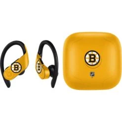 NHL Boston Bruins Solid Background PowerBeats Pro Skin