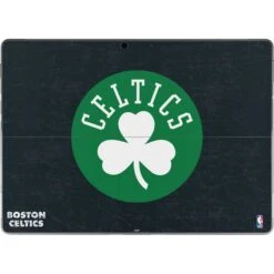 NBA Boston Celtics Black Secondary Logo Surface Pro 8 Skin